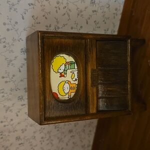 Vintage Dollhouse Furniture Collectibles TV  Wooden